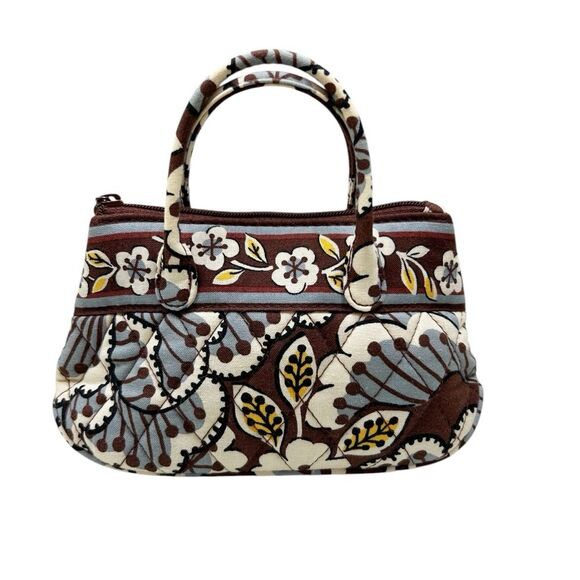 Vera Bradley Caitlin mini bag in Slate Blooms - Picture 1 of 5
